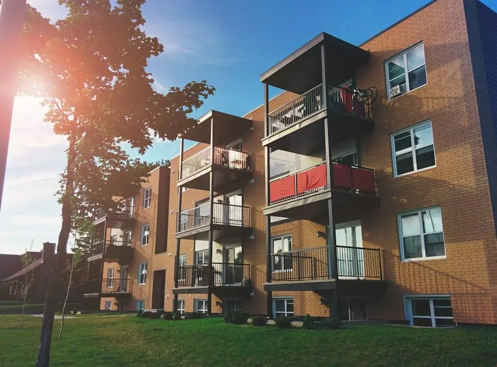 Apartment Brick Balconies