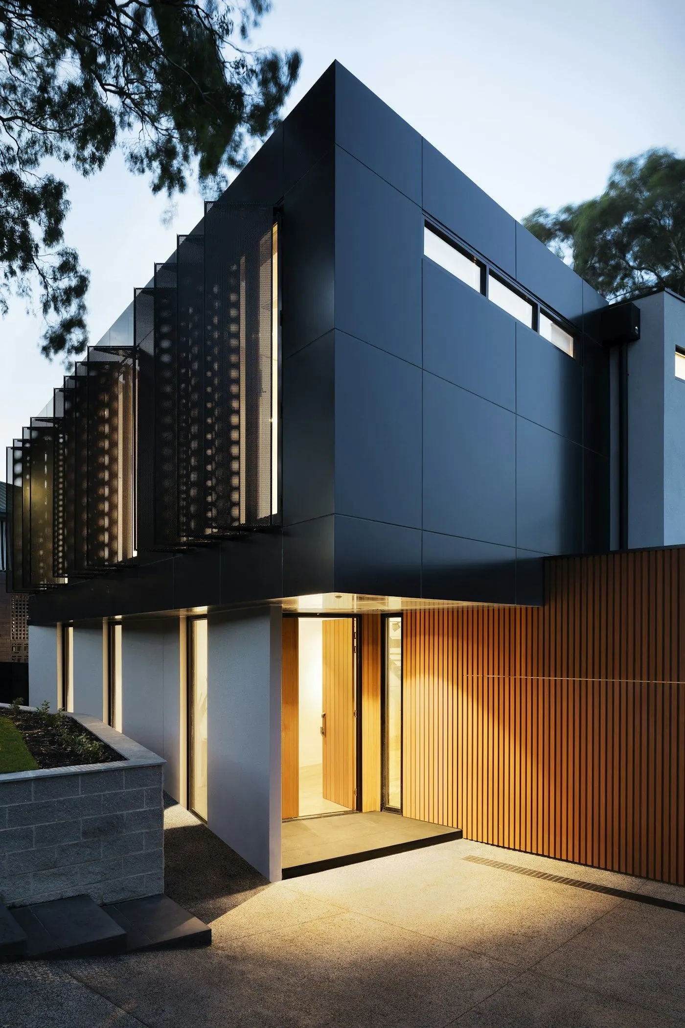 House Black Entrance