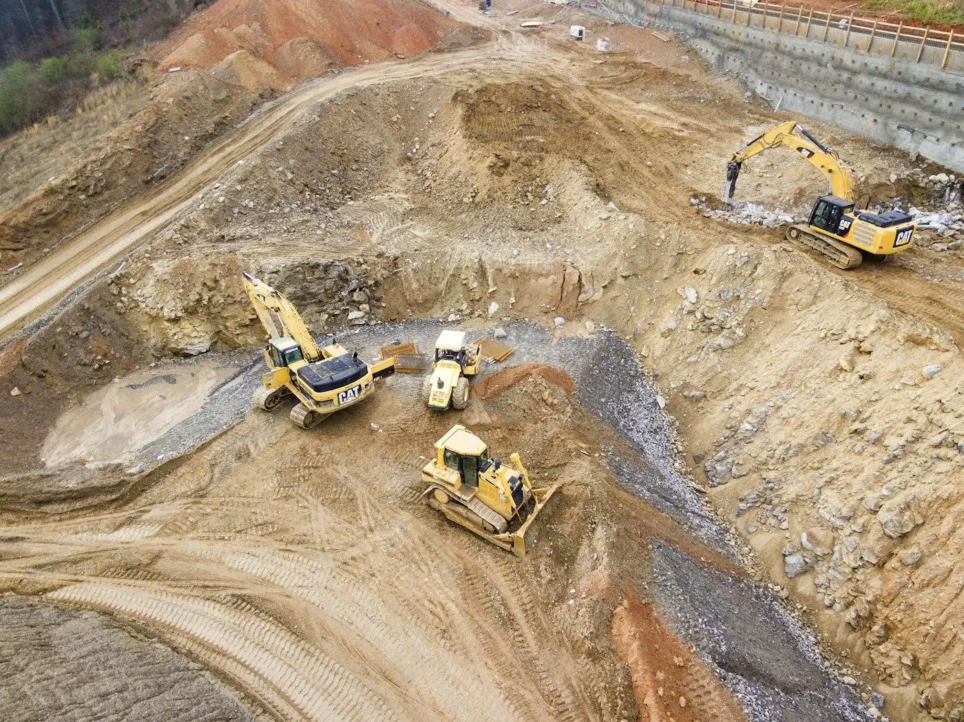 Site Excavation Aerial
