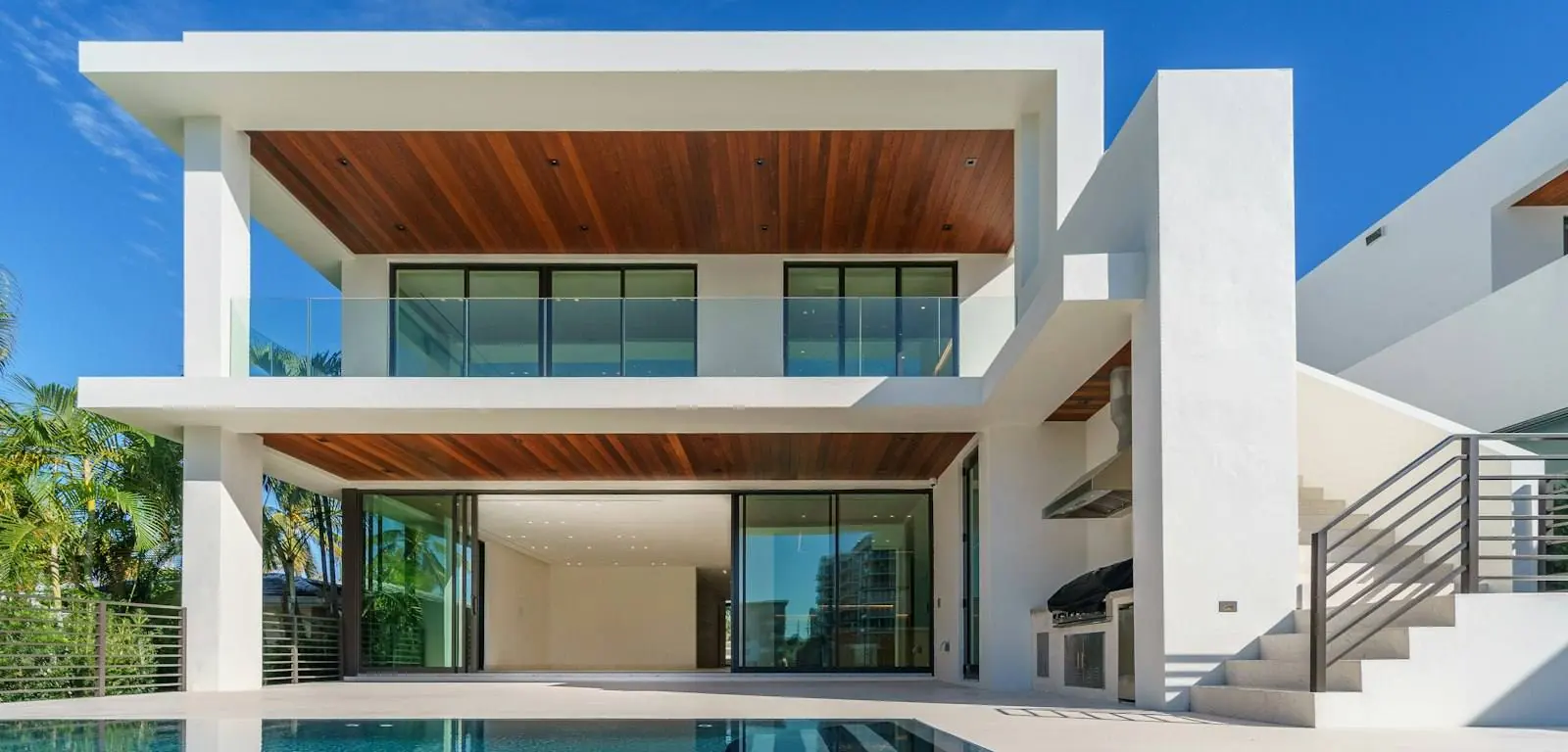 Two Storey House White